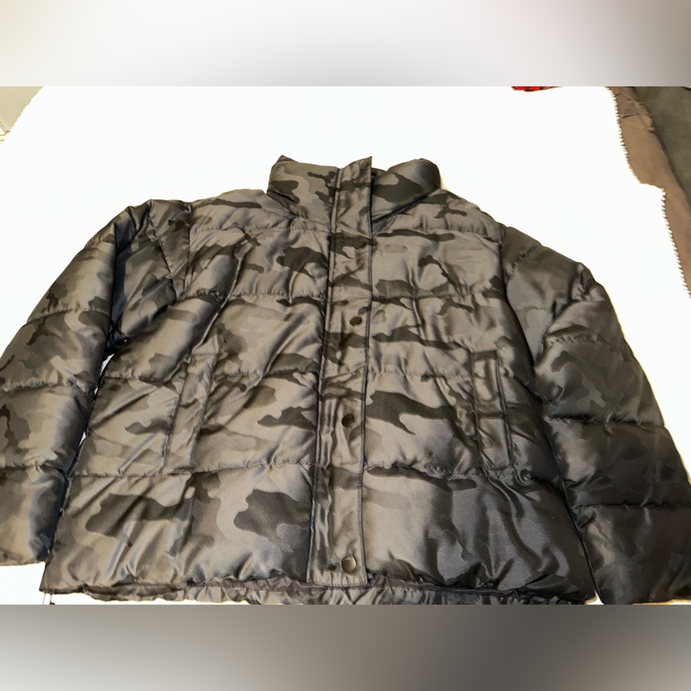SoulCycle Camouflage Puffer Jacket